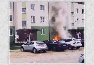 "Płonie elektryk" w Koszalinie? Co to za auto