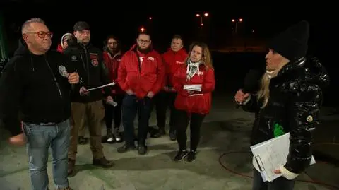 Owsiak o punkcie pomocy humanitarnej w Michałowie