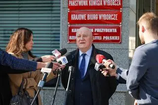 Przewodniczący PKW Sylwester Marciniak