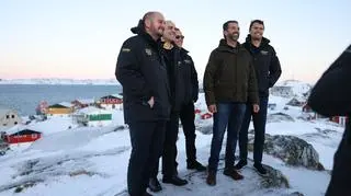 Donald Trump junior po przybyciu do Nuuk na Grenlandii