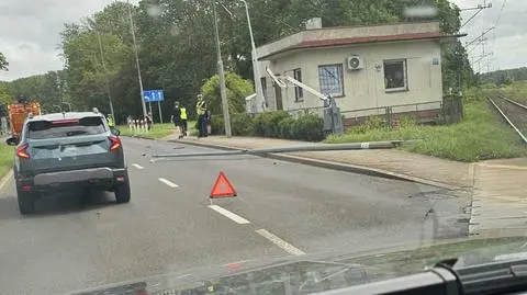 Kołobrzeg. zerwana trakcja