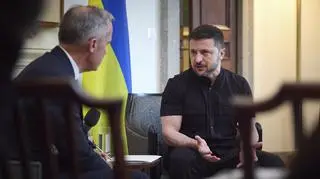 Prezydent Ukrainy Wołodymyr Zełenski rozmawiał z kanadyjskim premierem Markiem Carney'em