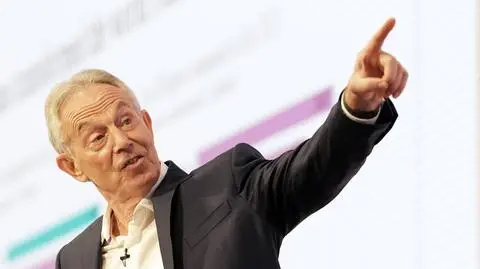 Były premier Wielkiej Brytanii Tony Blair. Lipiec 2023