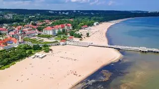 Plaża w Sopocie