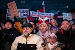 Antyrządowe demonstracje w Bratysławie