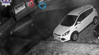 Postawę świadków wypadku zarejestrowała kamera monitoringu