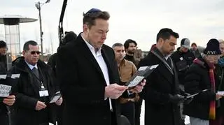 Elon Musk z wizytą w Muzeum Auschwitz-Birkenau
