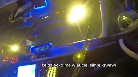 Eskortowali rodziców z niemowlęciem do szpitala