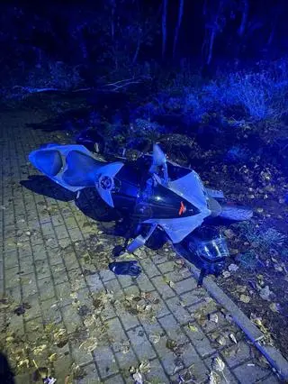 Policyjny pościg za motocyklistą