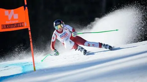 Huetter wygrała zjazd w Kvitfjell. Niespodzianka była blisko