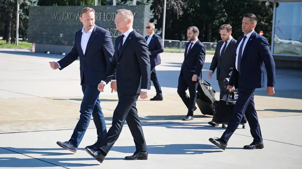 Marcin Mastalerek i Andrzej Duda