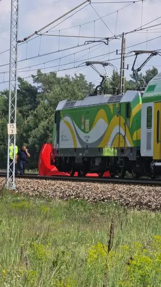 Wypadek na torach w Wesołej