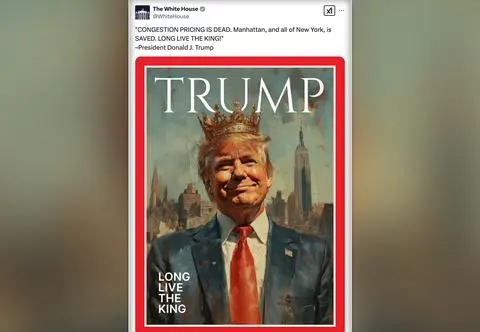 Donald Trump w koronie na oficjalnym koncie Białego Domu. "Niech żyje król!"