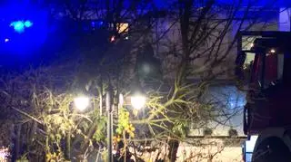 Dom stanął w płomieniach 