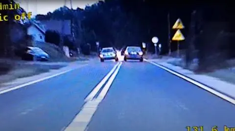 Policyjny pościg za audi