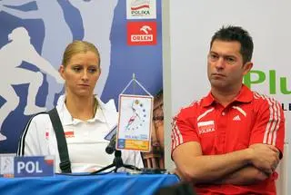 Z trenerem Piotrem Makowskim