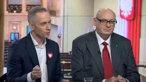 Cezary Tomczyk i Piotr Zgorzelski w "Faktach po Faktach"