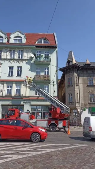 Na miejsce wezwano straż pożarną
