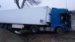 Śmiertelny wypadek na DK14 koło Strykowa