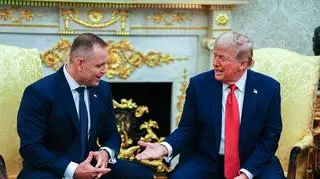 Karol Nawrocki i Donald Trump