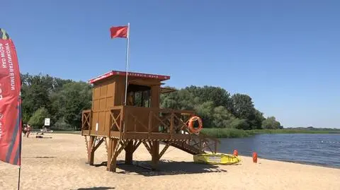 Zakaz kąpieli na jeziorze Dąbie