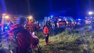 Miejsce wypadku na A4