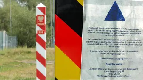 Takie ulotki wylądowały na terytorium Polski