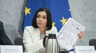 Przewodnicząca komisji śledczej ds. Pegasusa Magdalena Sroka