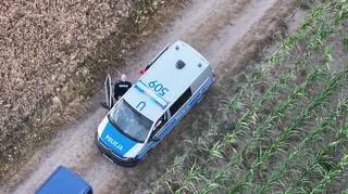 Służby szukały mężczyzny z polu kukurydzy 