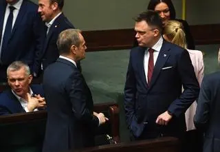 Czy Hołownia "postawi sprawę na ostrzu noża"?