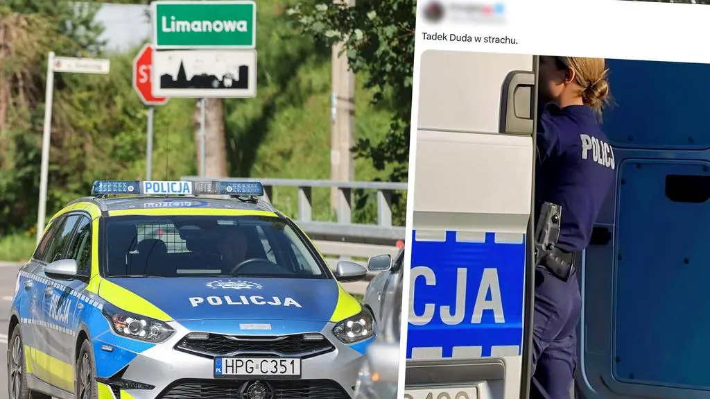 "Vlogi Tadeusza Dudy" i zdjęcie policjantki. Fałszywki o obławie