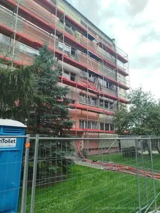 Pożar mieszkania w centrum Łodzi