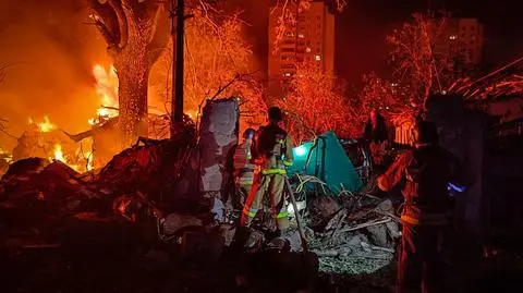 Rosyjski atak na Mikołajów w Ukrainie 