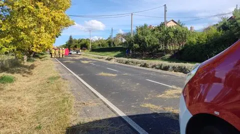 Wypadek w powiecie zawierciańskim