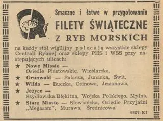 Na święta w Megasamie sprzedawano filety rybne