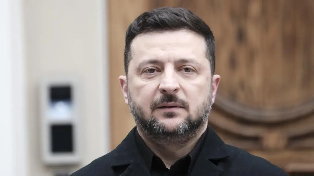 Prezydent Ukrainy Wołodymyr Zełenski 