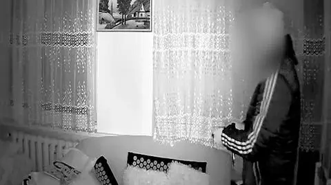 Złodziej włamał się do mieszkania, nagrała go kamera