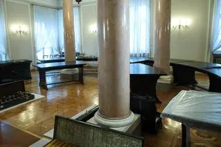 Demontaż Okrągłego Stołu w Pałacu Prezydenckim