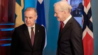 Mark Carney i Jonas Gahr Stroere