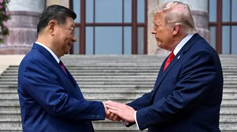 W Pekinie Trump był innym człowiekiem 