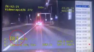 Jechał o 65 kilometrów na godzinę za dużo 