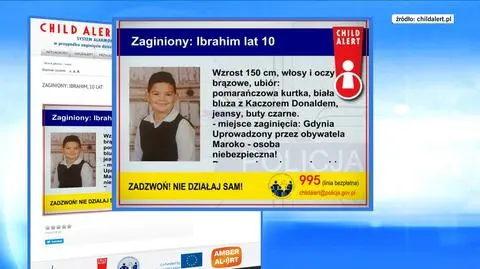 Podinspektor Adam Gruźlewski o uprowadzeniu 10-letniego Ibrahima
