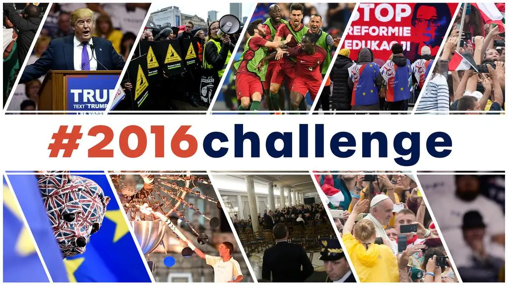 #2016challenge. Ile pamiętasz z 2016 roku? Sprawdź w naszym quizie