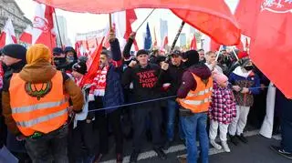 Uczestnicy Marszu Niepodległości