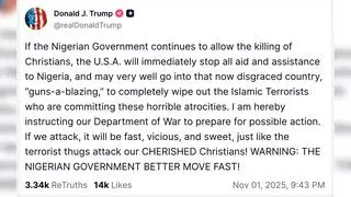 Wpis Donalda Trumpa o Nigerii