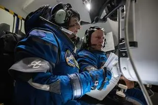 Sunita Williams i Barry Wilmore 
