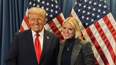 Pam Bondi i Donald Trump