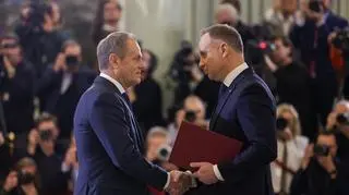 Zaprzysiężenie Donalda Tuska na premiera