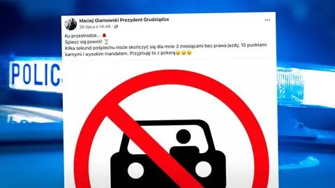 Prezydent przekroczył prędkość o 52 km/h