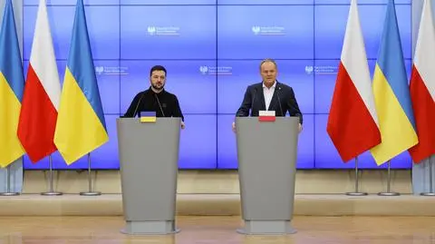 Wołodymyr Zełenski z wizytą w Warszawie. Spotkał się z Donaldem Tuskiem i Andrzejem Dudą